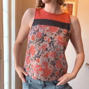 Floral Patterned Women's Top